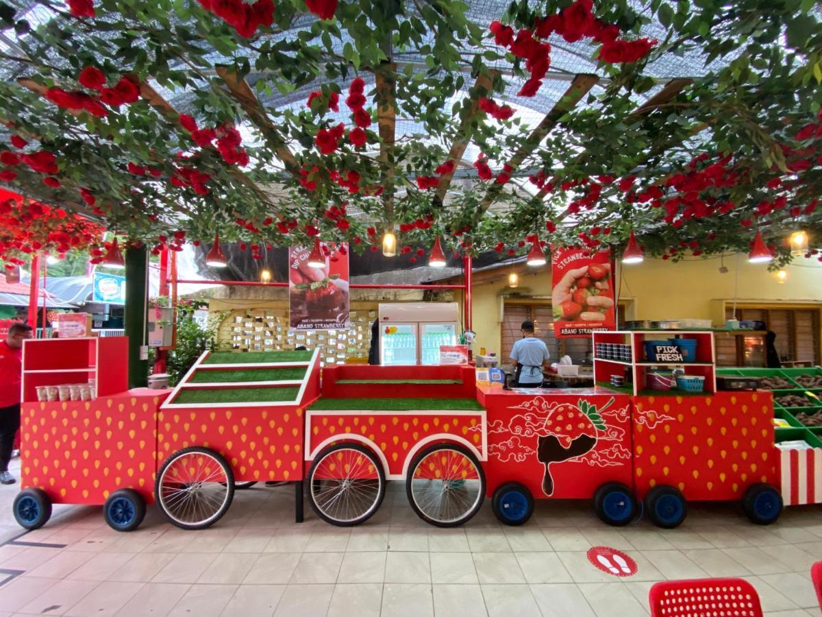 Aiza Homestay Opposite Abang Strawberry Taman Sedia Tanah Rata Exteriör bild